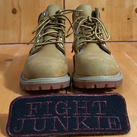 Timberland PREMIUM WATERPROOF Kids Toddler 10M Leather Boots Wheat - Picture 2 of 11